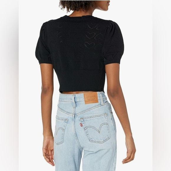 For Love & Lemons Neve Crop Cardigan Sweater - Picture 6 of 6